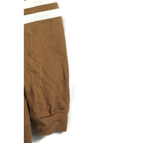 Original Design Brown Women's Sweatshirt Hooded Drawstring Full Zip XL 035 - Picture 5 of 6